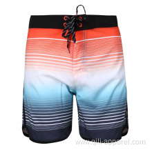 Colorful Beach Board Shorts Stretch Men Swimwear